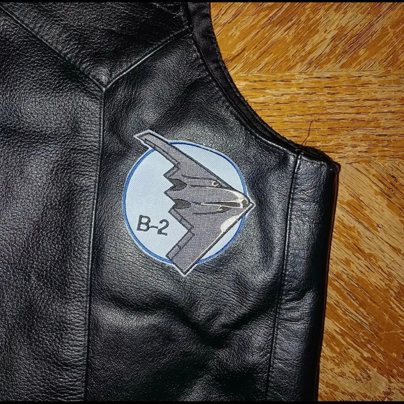 Leather Gallery Mens Leather Motorcycle Vest Size 36 - Picture 5 of 7